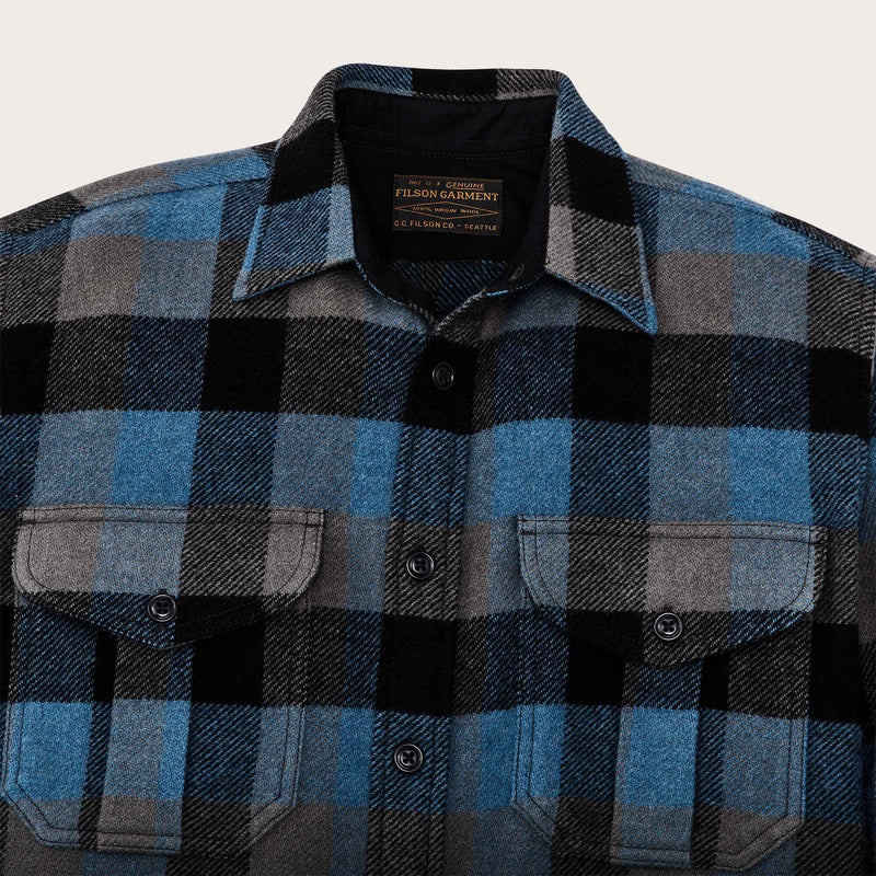 Northwest wool shirt von Filson | Bering blue / gray h (Blue)