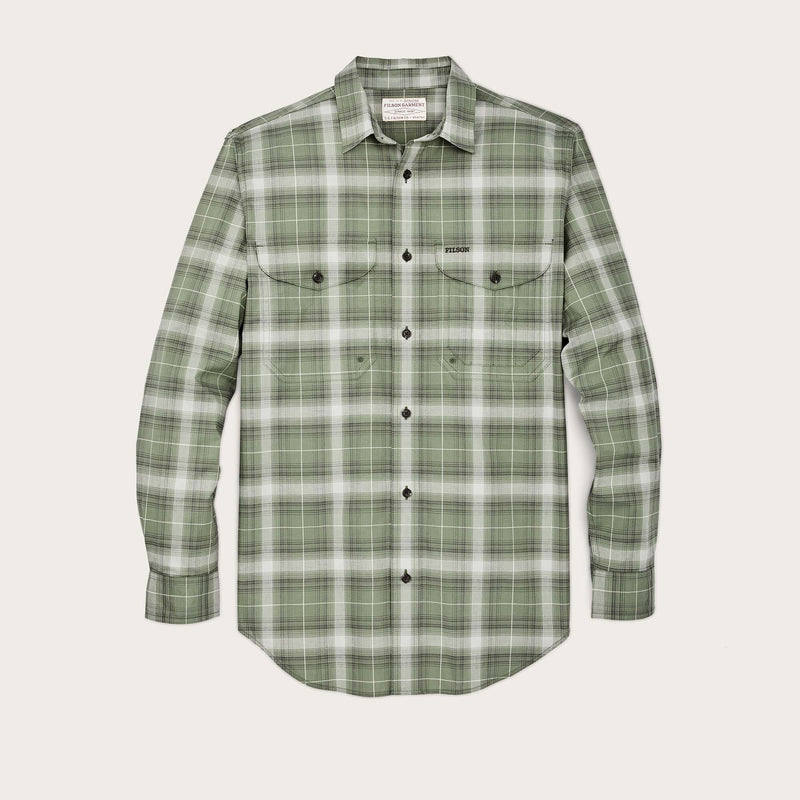 Twin lakes sport shirt by Filson | Green / gray ombre p (Green)