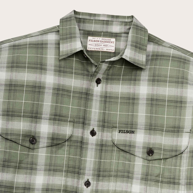 Twin lakes sport shirt by Filson | Green / gray ombre p (Green)