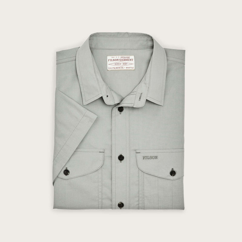 Twin lakes short sleeve sport shirt by Filson | Shadow (Gray)