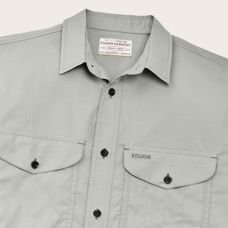 Twin lakes short sleeve sport shirt by Filson | Shadow (Gray)