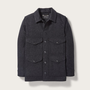 Mackinaw wool cruiser jacket by Filson | Charcoal (Grey)