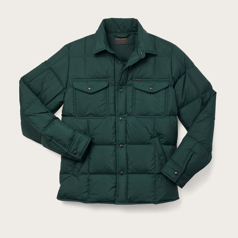 Lightweight down jac-shirt by Filson | Fir (Green)