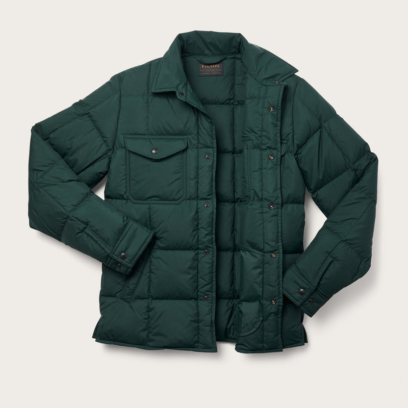 Lightweight down jac-shirt by Filson | Fir (Green)