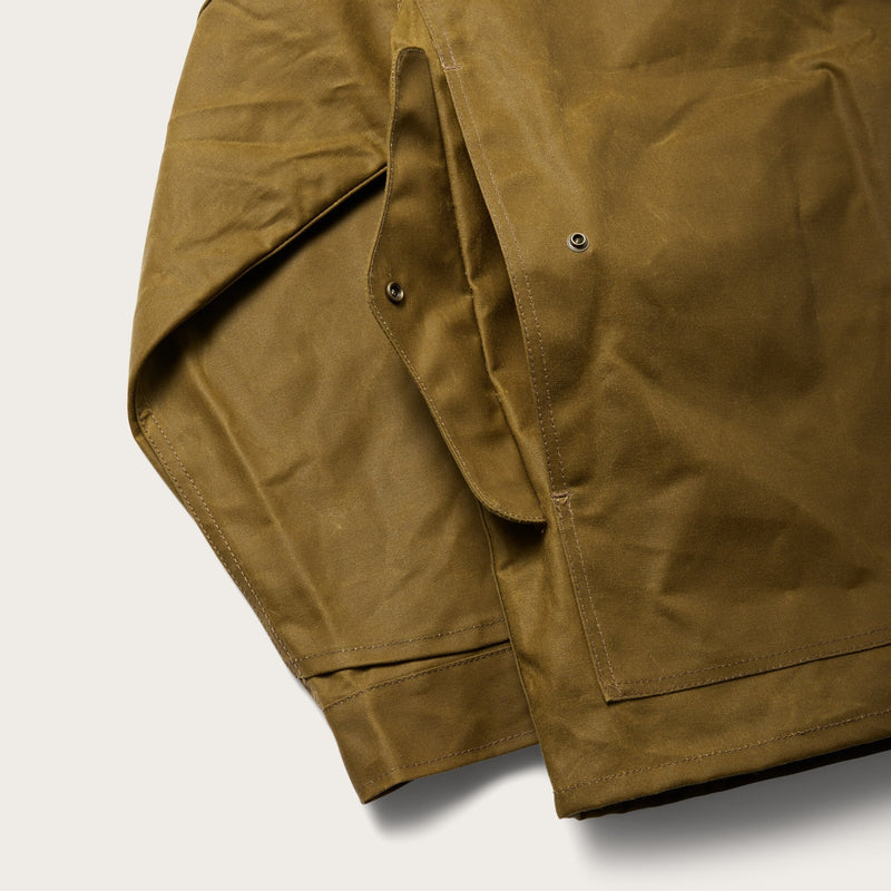 Lined tin cloth cruiser jacket by Filson | Dark tan (Beige)