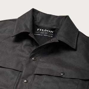 Lined tin cloth cruiser jacket by Filson | Cinder (Grey)