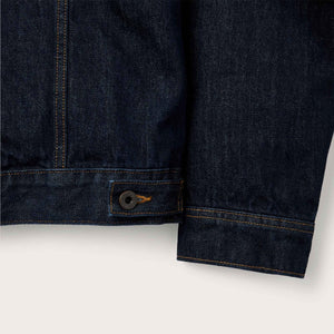 Unlined denim short cruiser jacket di Filson | Rinse indigo (Blue)