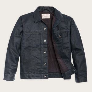 Tin cloth short lined cruiser jacket by Filson | Service blue (Blue)