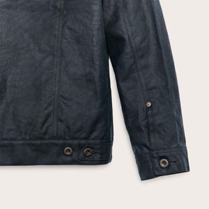 Tin cloth short lined cruiser jacket by Filson | Service blue (Blue)