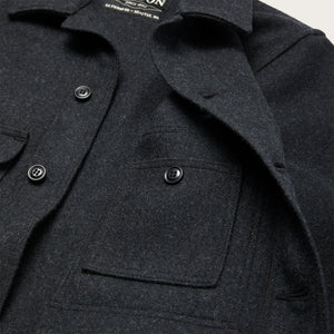 Mackinaw wool cruiser jacket by Filson | Charcoal (Gray)
