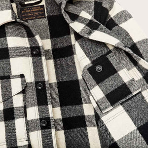 Mackinaw wool cruiser jacket by Filson | Natural / black heri (Multicolor)