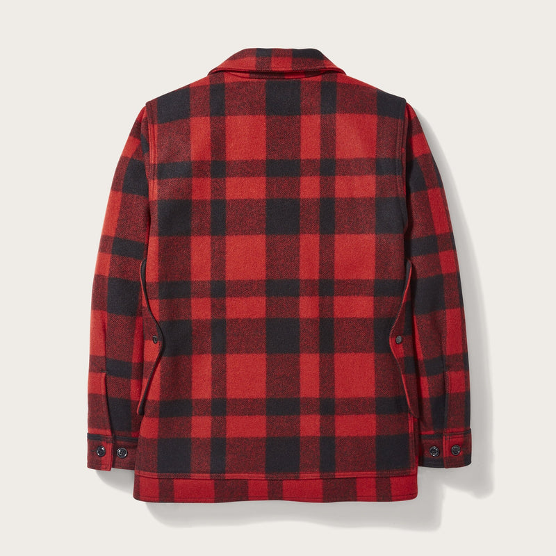 Mackinaw wool cruiser jacket by Filson | Red black plaid (Red)