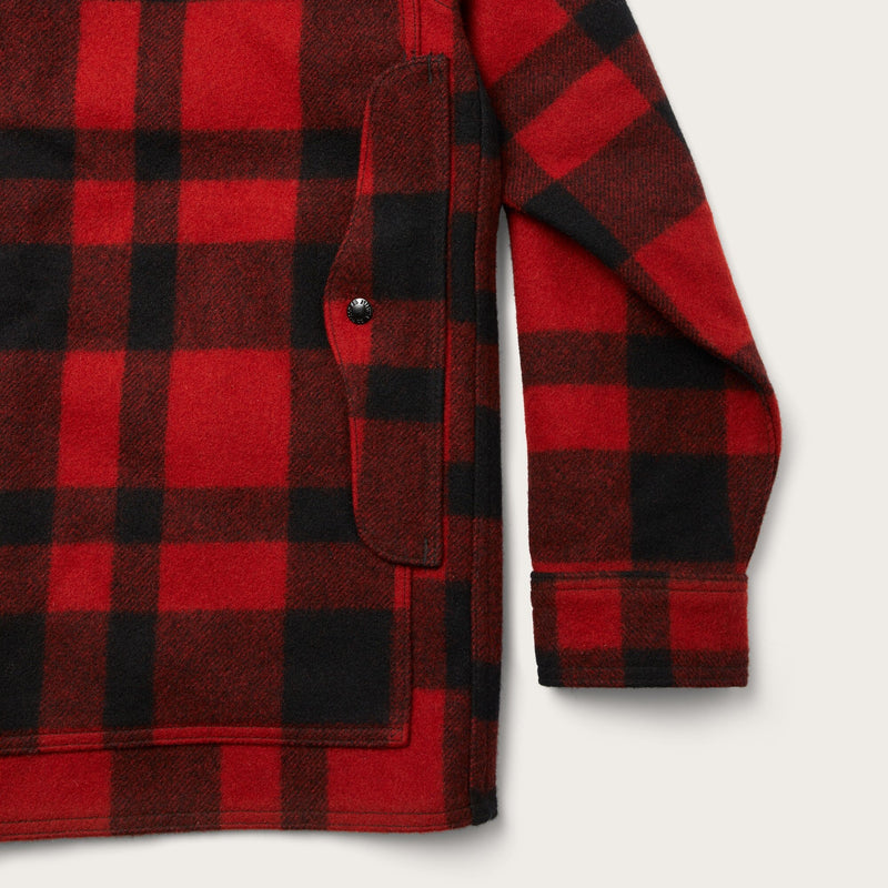 Mackinaw wool cruiser jacket by Filson | Red black plaid (Red)