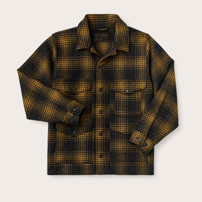 Mackinaw wool cruiser jacket di Filson | Gold ochre ombre (Yellow)