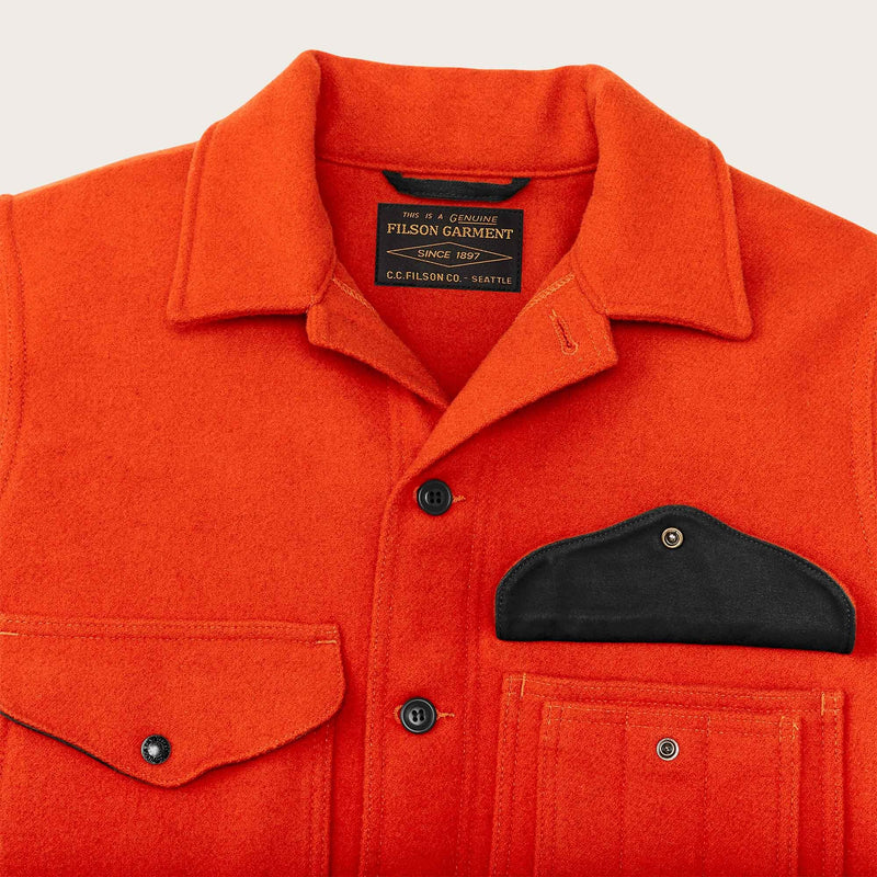 Mackinaw wool cruiser jacket by Filson | Blaze orange (Orange)