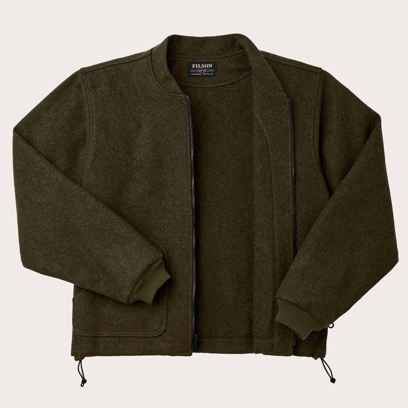 Mackinaw wool jacket liner by Filson | Forest green (Green)