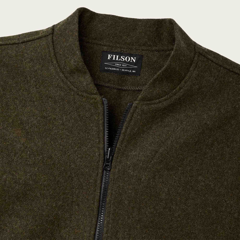 Mackinaw wool jacket liner by Filson | Forest green (Green)