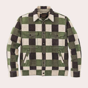 Beartooth camp jacket by Filson | Cinder / olive check (Green)