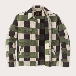 Beartooth camp jacket by Filson | Cinder / olive check (Green)