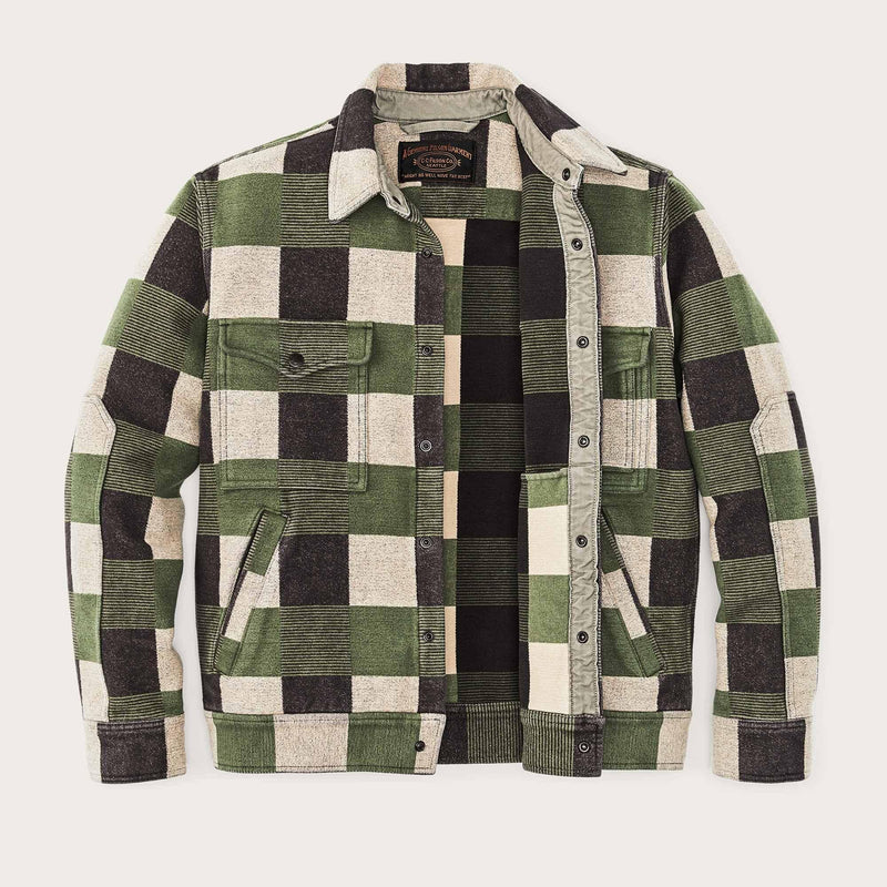 Beartooth camp jacket by Filson | Cinder / olive check (Green)