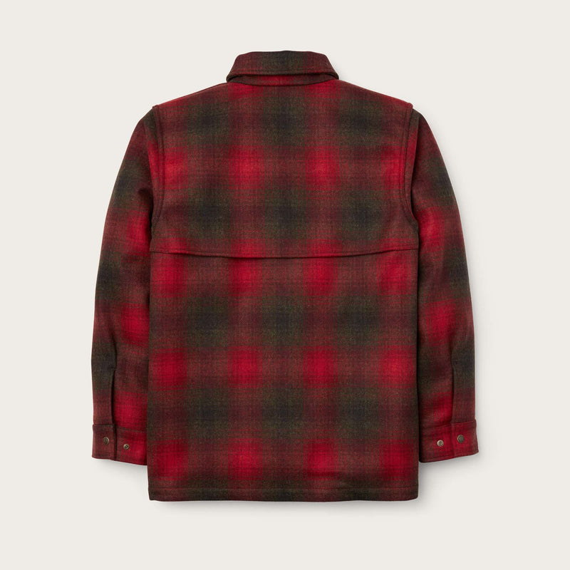 Wool cape coat by Filson | Red / green / dark b (Red)