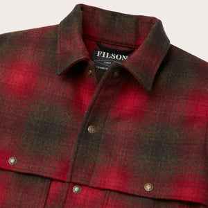 Wool cape coat by Filson | Red / green / dark b (Red)