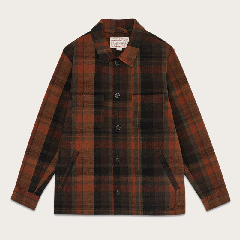 Carter wool work jacket by Filson | Gold/rust/gray (Orange)