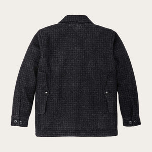 Mackinaw wool insulated cruiser jacket by Filson | Black marl / heathe (Black)