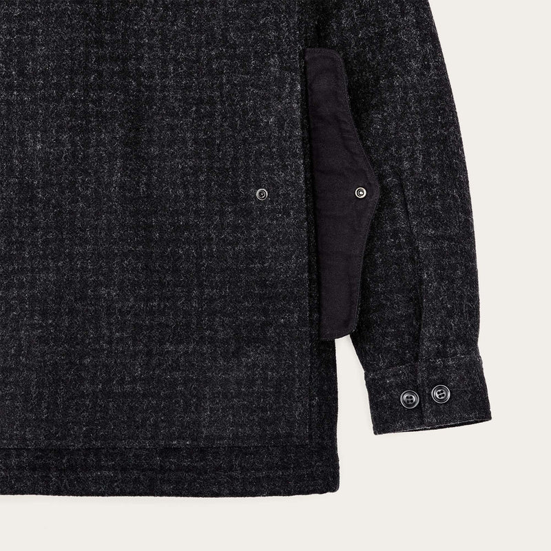 Mackinaw wool insulated cruiser jacket by Filson | Black marl / heathe (Black)