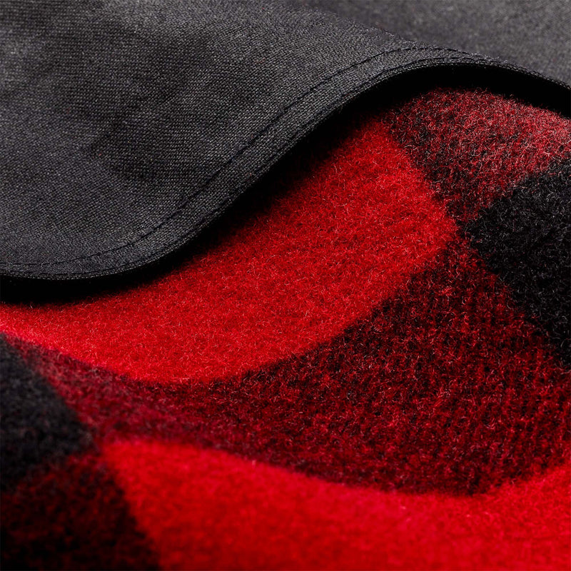 Mackinaw wool double coat di Filson | Red black classic plaid (Red)