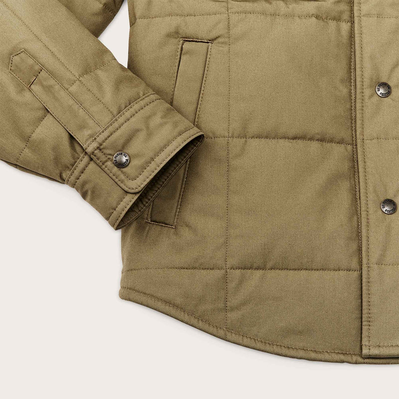 Cover cloth quilted jac-shirt by Filson | Olive drab (Green)