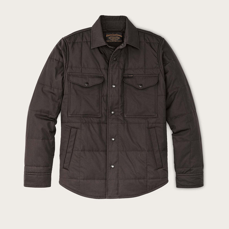 Cover cloth quilted jac-shirt by Filson | Cinder (Gray)