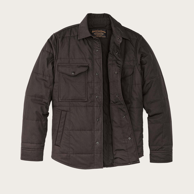 Cover cloth quilted jac-shirt by Filson | Cinder (Gray)