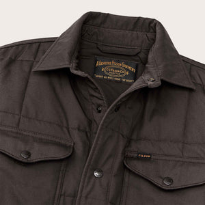 Cover cloth quilted jac-shirt by Filson | Cinder (Gray)