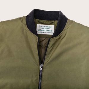 Down liner jacket di Filson | Winter moss (Green)