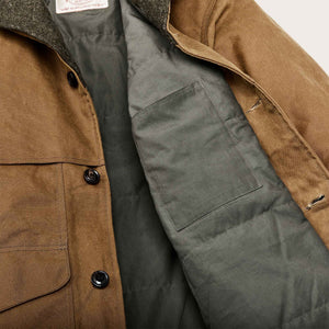 Tin cloth insulated packer coat di Filson | Dark tan (Beige)