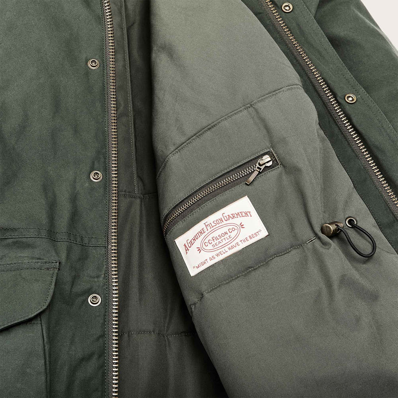 Ranger insulated field jacket by Filson | Deep forest (Green)