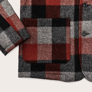 Mackinaw wool blazer by Filson | Black/charcoal/rust (Multicolor)