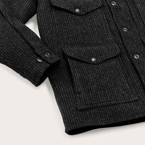 Chris stapleton signature mackinaw wool cruiser by Filson | Black charcoal / rop (Black)