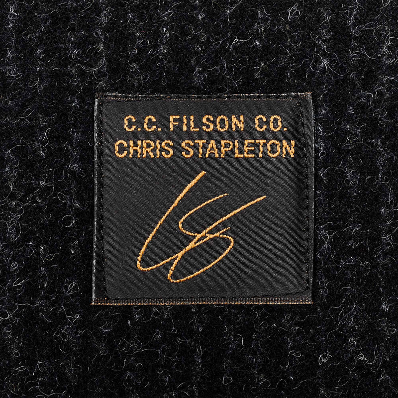 Chris stapleton signature mackinaw wool cruiser by Filson | Black charcoal / rop (Black)