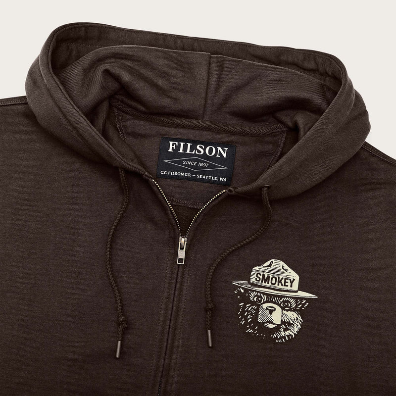 Smokey bear prospector  hoodie di Filson | Brown smokey (Brown)