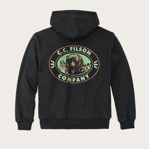 Prospector graphic hoodie von Filson | Black / bear (Black)