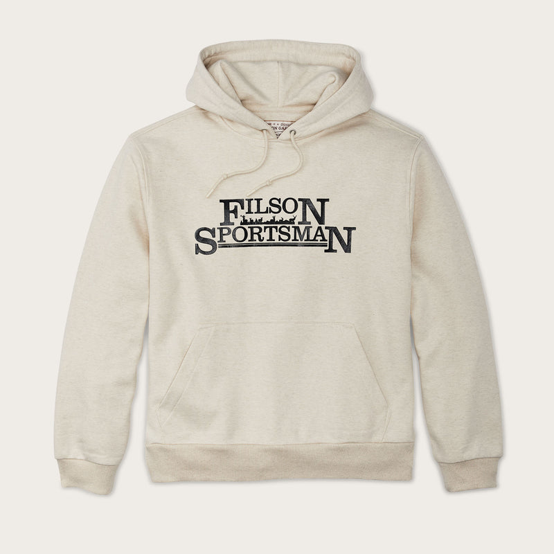 Prospector graphic hoodie di Filson | Natural heather / deer (Beige)