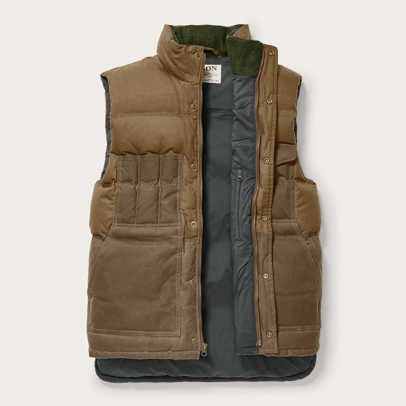 Down cruiser vest by Filson | Dark tan (Beige)