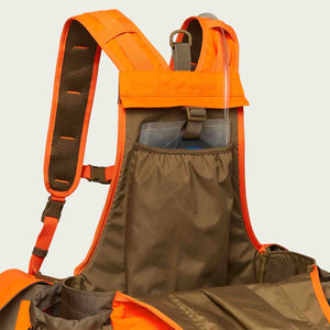 Upland guide strap vest di Filson | Dark tan blaze orange (Orange)