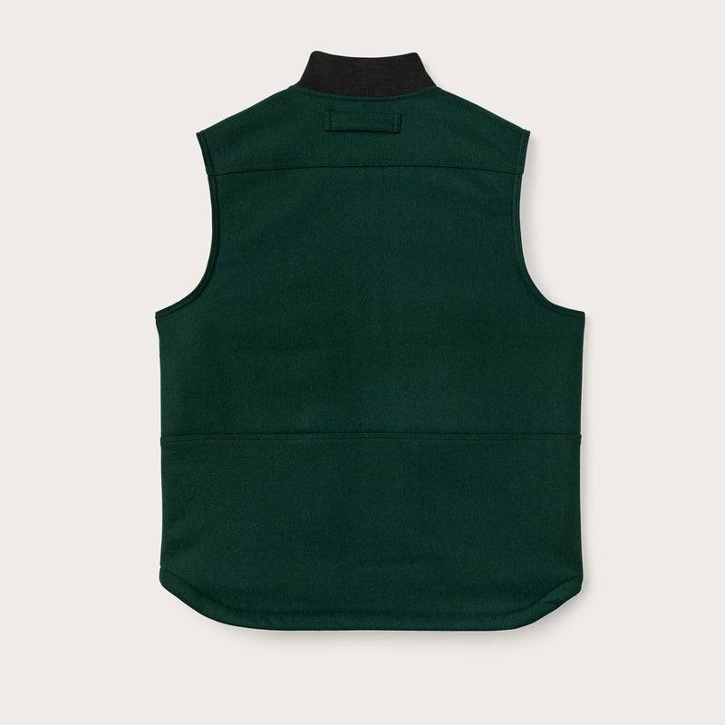 Lined mackinaw wool work vest von Filson | Dark spruce (Green)