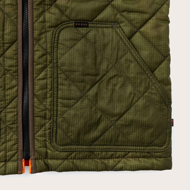 Eagle plains vest liner von Filson | Surplus green blaze (Green)