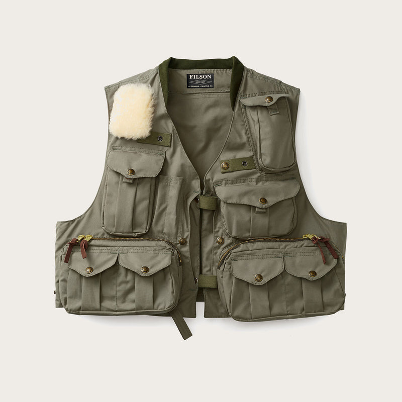 Fly fishing guide vest by Filson | Green (Green)