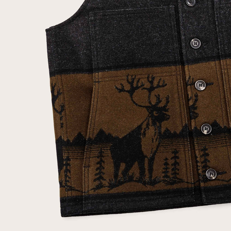 Klondike wool vest von Filson | Dark charcoal heathe (Grey)