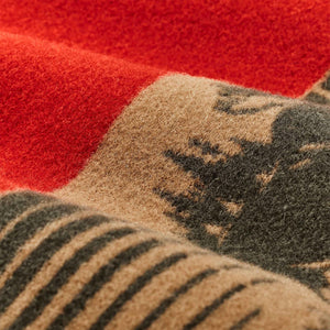 Jacquard wool vest di Filson | Red/khaki/forest multi (Red)